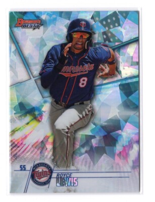 Baseball Card - 2018 Royce Lewis TP-18 Atomic Ref - Minnesota Twins Bowmans Best