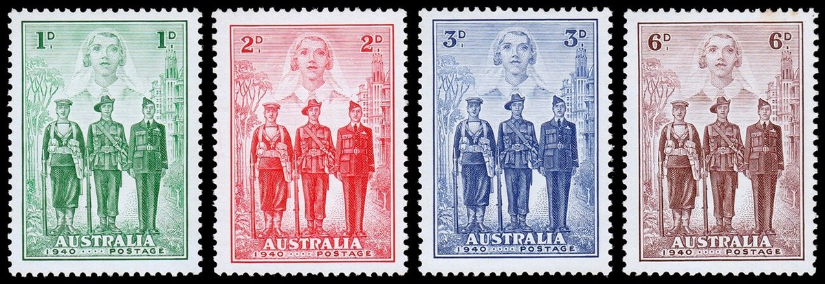 Australia Scott 184-187 (1940) Mint NH VF Complete Set, CV $46.25