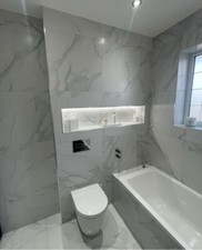 White Marble Look Gloss Porcelain Wall & Floor Tiles Cheap Massive Stocks!