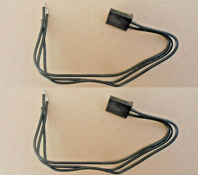 2 Headlamp Wiring Extension Connectors (Bucket Side) For Corvette 1963-82 (all)