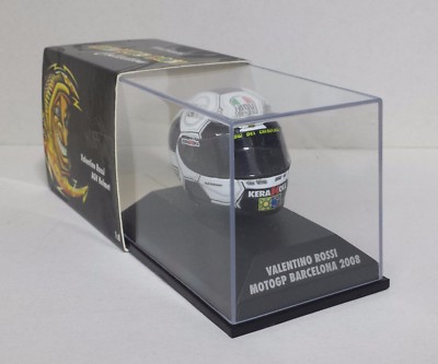 Minichamps 1:8 Modèle Casque Valentino Rossi VR46 Motogp Qatar 2014 Modélisme