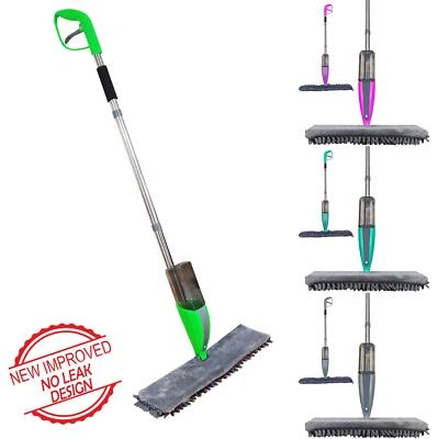 EXCLUSIVE DEALS Spray Mop Water Spraying Floor Cleaner Tiles Microfibre Marble Kitchen
