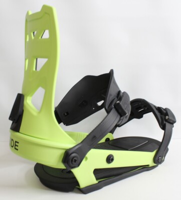 Ride A-8 Snowboard Bindings, Medium (Men's US Size 6-10), Lime