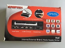 Comp USA  DUAL 9 in 1 internal/external MEDIA reader/writer