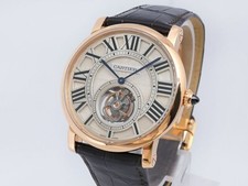 Cartier Rotonde de Cartier Flying Tourbillon W1556215 18k Gold $93,000 LNIB