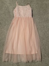 PINKY Holiday Special Occasion Girl Dress Pink Peach Ballet Tulle Size 8