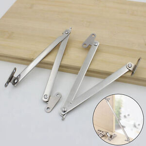 1pc Adjustable Cupboard Cabinet Door Lift Up Strut Lid Flap Stay Support Hinge