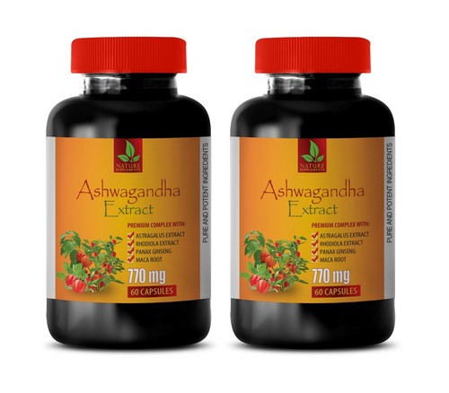 immune system support - ASHWAGANDHA COMPLEX - ashwagandha extract capsules 2 BOT - Picture 1 of 11