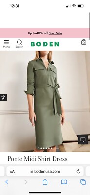 boden midi Olive shirt dress size 4 long sleeve knit comfy semi fitted | eBay boden midi Olive shirt dress size 4 long sleeve knit comfy semi fitted | eBay