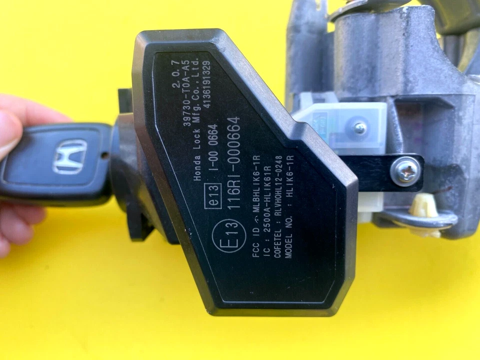 2012-2015 HONDA CIVIC IGNITION SWITCH LOCK W/ KEY & IMMOBILIZER OEM 39730-T0A-A5 - Изображение 4 из 4
