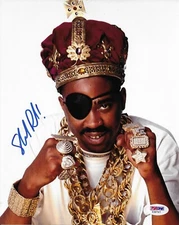 Slick Rick PSA/DNA Signed 8x10 Photo Autographed La Di Da Di Yo MTV Raps