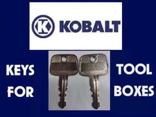 Kobalt 212 SET OF TWO KEYS Better Built Tractor Supply Northern Truck Toolbox