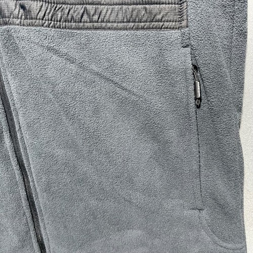 New Balance Full Zip Fleece Jacket Mens Large Black Zip Front Super Warm Pockets - Picture 8 of 13