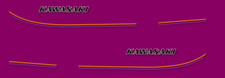 KAWASAKI 400 KH A4 - Stickers decals carrosserie - KH400 - 400KH - 1977 Purple