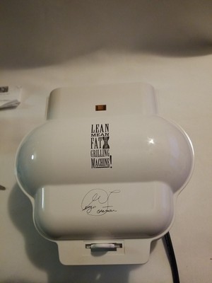 Healthy Grilling George Foreman, Lean Mean Fat Grilling Model GR-10  No Drip Pan
