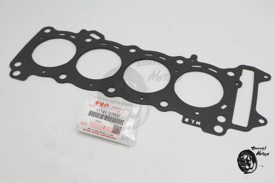 Junta de culata genuina SUZUKI GSX-R 600 11141-37H00 OEM nueva Foto 3 de 4