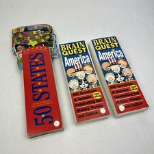 Brain Quest America, 2decks, Ages 9  Up, Plus 50 States Field Guide Deck