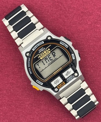 美品　ヴィンテージ　Timex Ironman Triathlon デジタル時計 NOS 1994 Vintage Timex Ironman Triathlon Men's Digital Watch - BOX