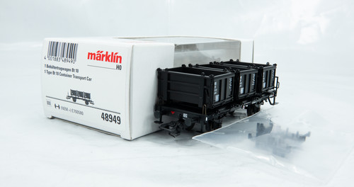 Märklin 48949 Behältertragwagen der NS Ep III, Wie neu unbespielt | Condition: Gebraucht