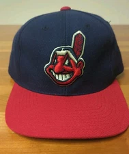 Vintage Cleveland Indians MLB Baseball SnapBack Hat Cap Adult Adjustable