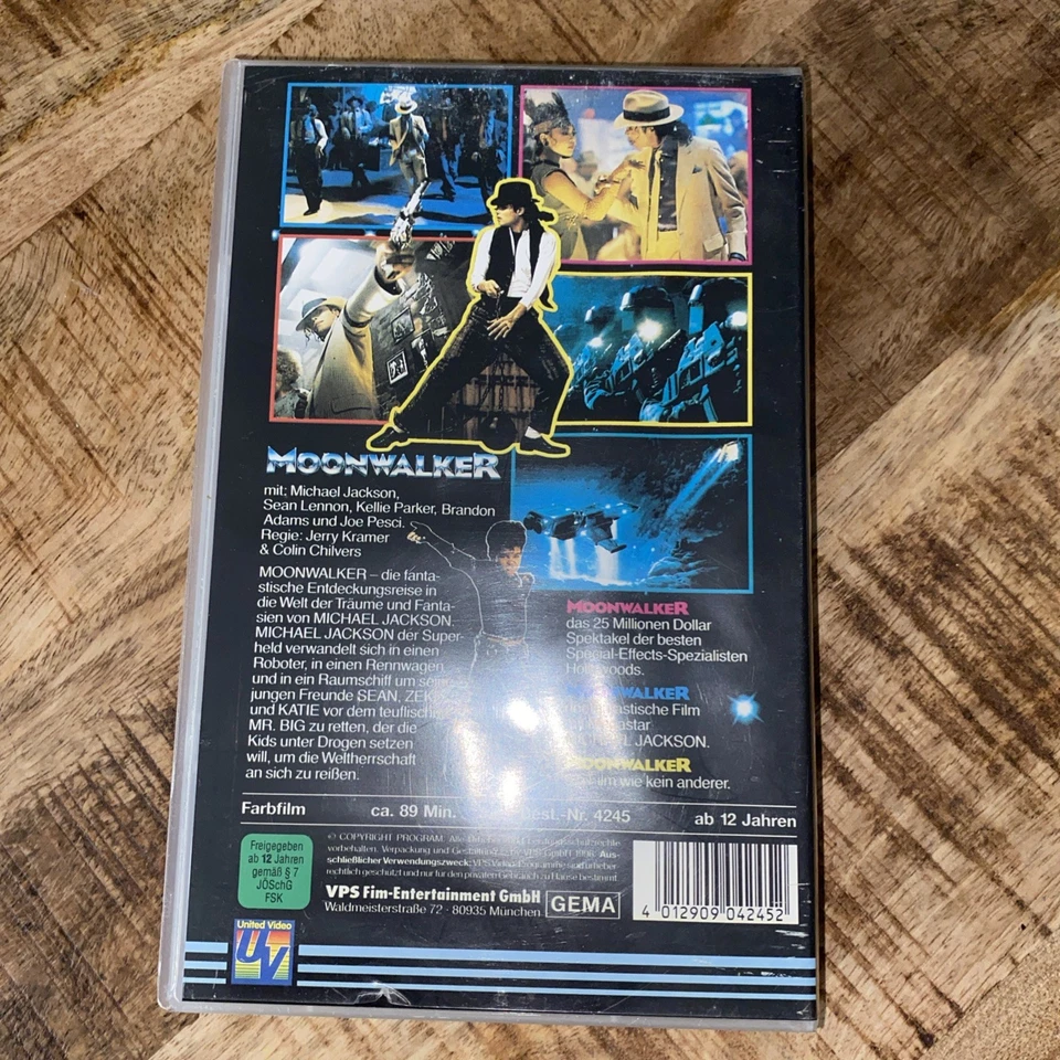 VHS, Michael Jackson Moonwalker - Bild 2 von 3