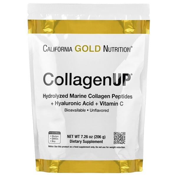 CollagenUP, Hydrolysed Marine Collagen Peptides Hyaluronic Acid Vitamin C 206g