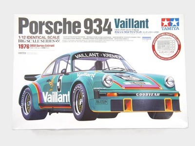 未組立 タミヤ 1/12 No.56 ポルシェ 934 ヴァイラント TAMIYA 1/12 PORSCHE 934 Vaillant Big Scale Series No.56 #12056 w