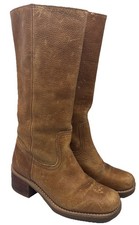 Vintage Campus style Block Heel Boots Women s Austin 6M Amanda Smith