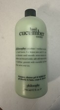 Philosophy Basil Cucumber Cooler 3-in-1 Shampoo Shower Gel Bubble Bath 32oz NEW