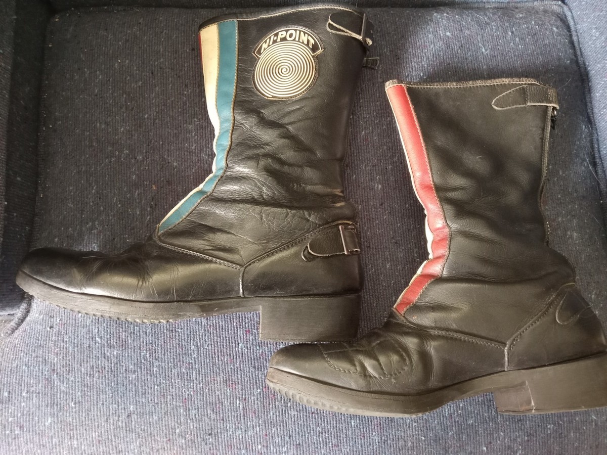 Kenny Roberts Hi-Point Boots! Hi-Point Kenny Roberts Road Racing Boots Size 9 Made in  main image 4