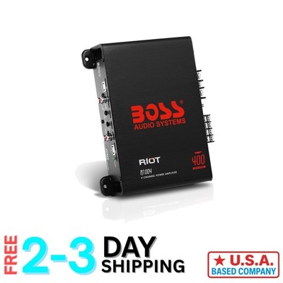 High-Powered 400 Watt 4 Channel Class A/B Car Amplifier - Full Range Performance