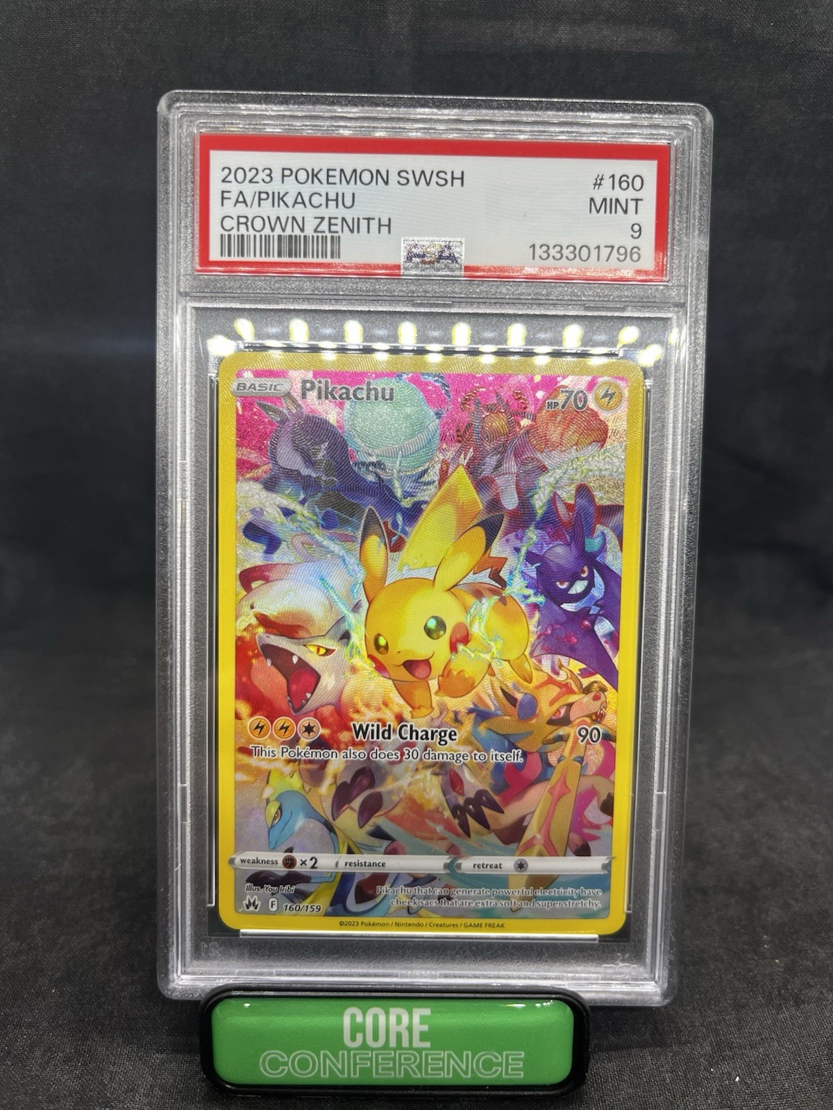Pikachu 2023 Sword & Shield: Crown Zenith #160/159 Holo (Secret