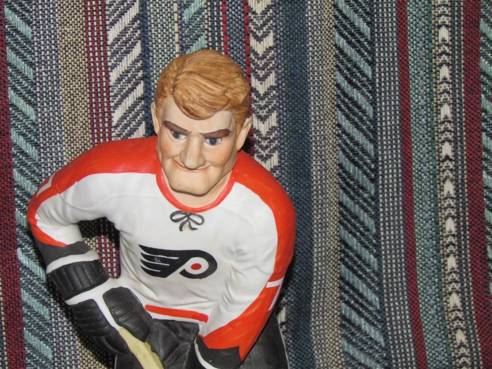 Decantador de licor de hockey vintage Philadelphia Flyers NHL vacía Foto 2 de 4