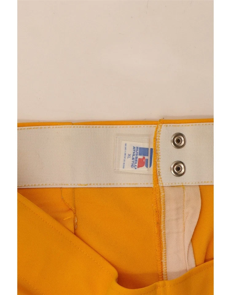 Shorts feminino Russell Athletic XL W36 poliéster amarelo DX26 - Imagem 3 de 3