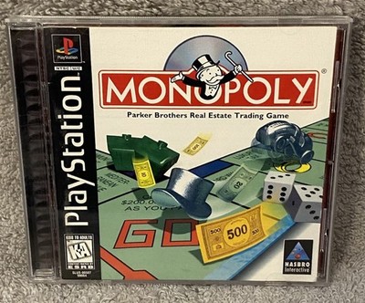 Monopoly (Sony PlayStation 1, 1998) **TESTED** Complete CIB PS1