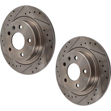 Rear Brake Disc Rotors for Chevy Chevrolet Malibu Equinox GMC Terrain Buick