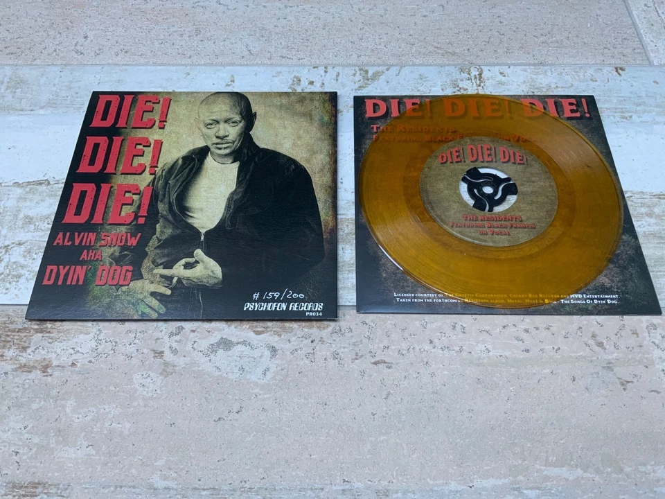 The Residents Die! Die! Die! Ltd Numbered 7″ Vinyl Single Psychofon Records 2020 - Image 2 of 4