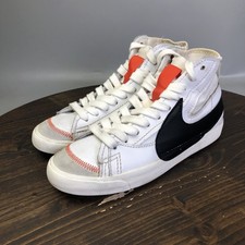 Nike Blazer Mid '77 Jumbo Shoes Mens 9 White Black Sneakers DD3111-100