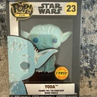 Funko Pop Enamel Pin Yoda #23 Limited Edition Chase Blue Star Wars Disney Sealed