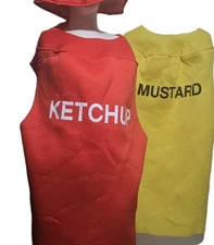 Ketchup and Mustard Adult Halloween Costumes
