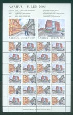 Denmark. 2005. Christmas Sheet, MNH Local: Aarhus. Y Men s Club   Nordstjernen 