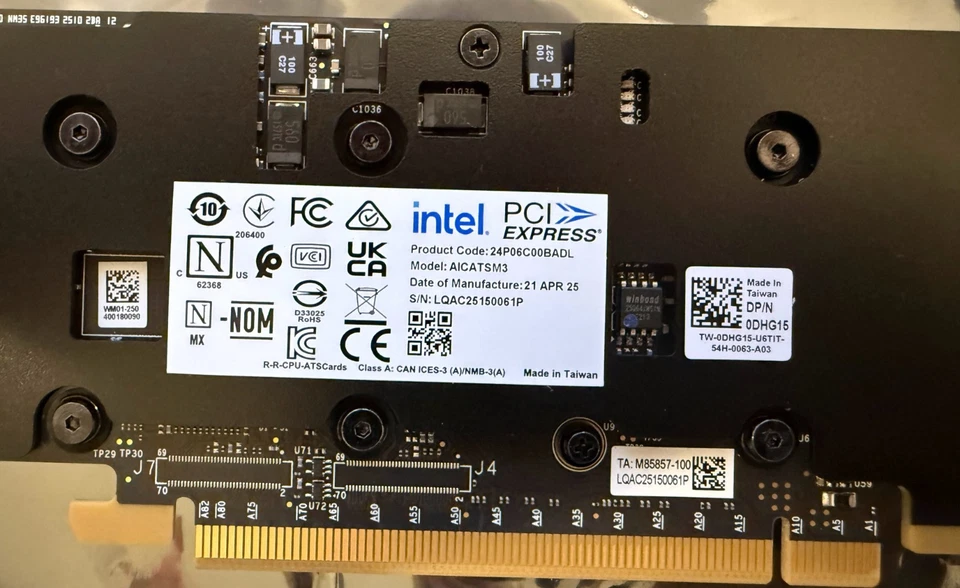 Dell Intel Flex 140 12GB GDDR6 16C 75W PCIe G4 x8 GPU AV1 AICATSM3 DHG15 - Image 4 of 4