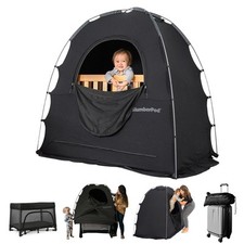 The Original Blackout Sleep Tent Travel Essential for Babies and Toddlers, Mi...