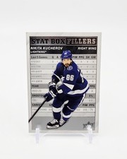 2023-24 Upper Deck Series 1 Stat Box Fillers Nikita Kucherov No. SB-1