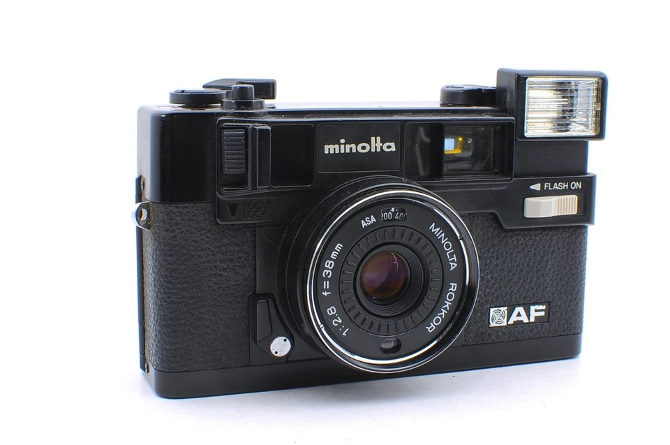 [Fast neuwertig] Minolta Hi-Matic AF analoge Kompaktkamera 35 mm f/2,8 38 mm Japan - Bild 2 von 4