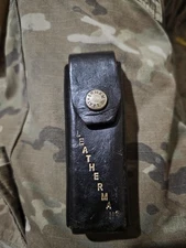 VINTAGE ORIGINAL LEATHERMAN SUPER TOOL SHEATH LEATHER CASE CASE ONLY