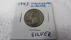 1942  Washington Quarter 25C Silver Circulated Uncertified US Coin