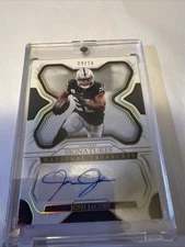 2022 Panini National Treasures - Signatures Josh Jacobs #SIG-JJA Gold /10