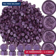 300 Pcs Wax Seal Beads, Sealing Wax Beads, Refilling Octagon Wax Sealing Beads f