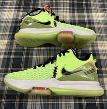 Nike Lebron Witness V Basketball Shoes Lime Green Black CQ9380-300 Men Size 12